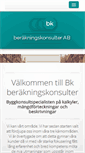 Mobile Screenshot of bkkonsulter.se